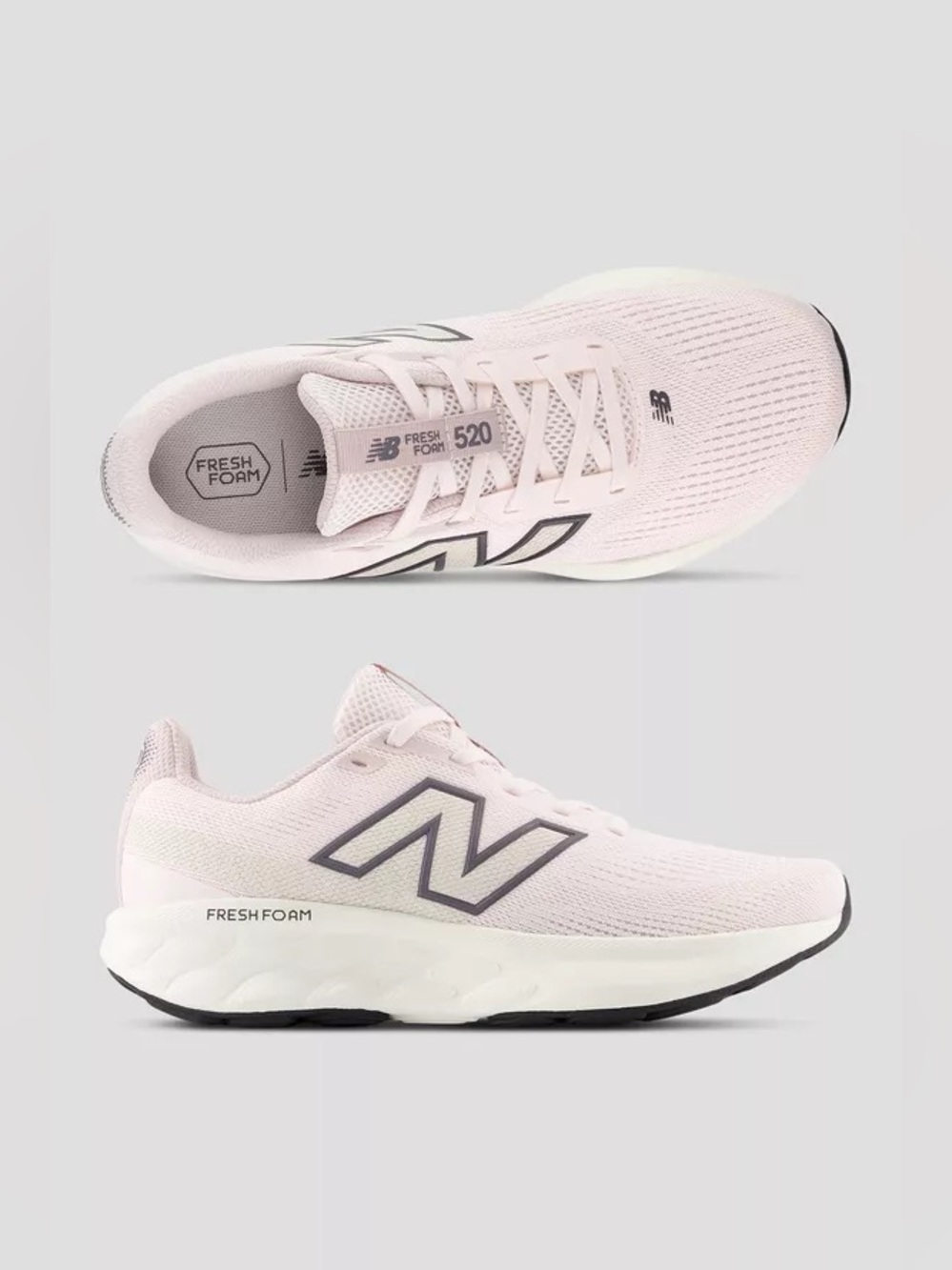 New Balance Women's Pink Salt/ Stone Pink Fresh Foam 520 V9 Running Shoes